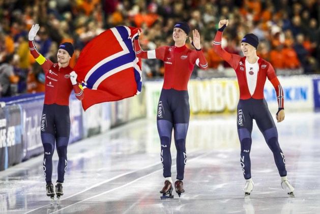 Norge vinner lagforfølgelsesgull ifølge verdensrekord, Sandrine Tas og Mathias Vosté ligger begge på ellevte plass i sitt arrangement